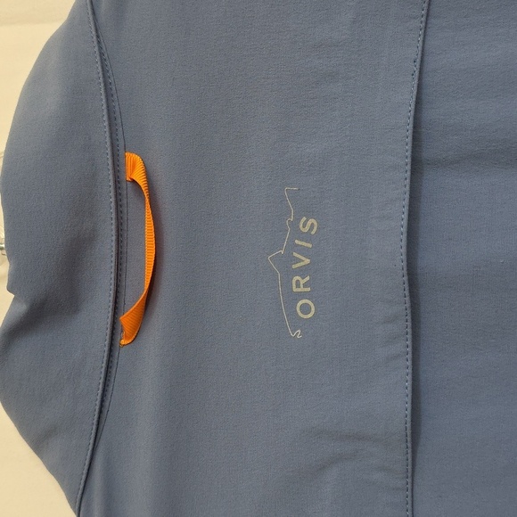 Orvis Trout Bum Blue Mens Vented Shirt.  Size XXL - Picture 10 of 14